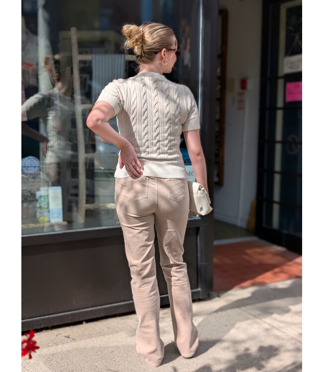 Point Zero Corduroy Pants - Tan