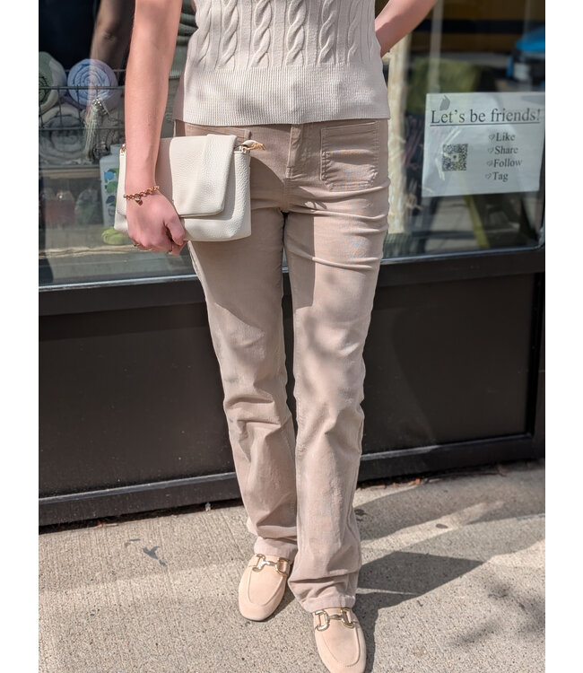 Point Zero Corduroy Pants - Tan