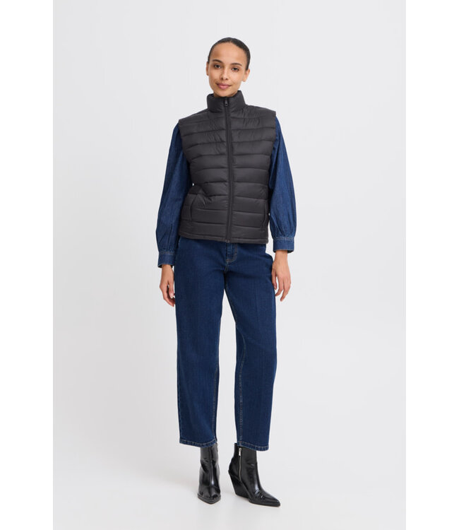 B. Young ByBerta Light Puffer Vest - Black