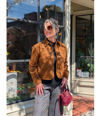 B. Young ByDixian Corduroy Overshirt - Toffee