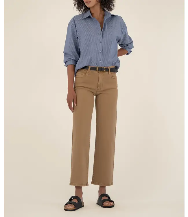KUT Jeans Charlotte High Rise Wide Leg - Caramel