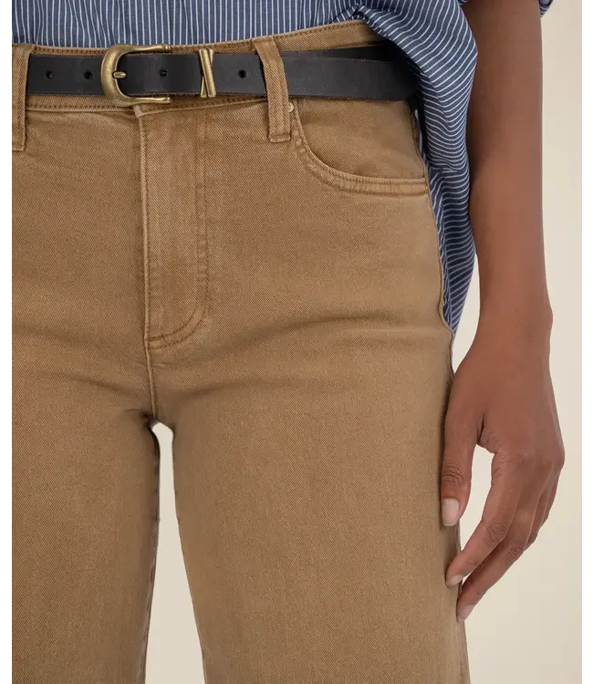 KUT Jeans Charlotte High Rise Wide Leg - Caramel