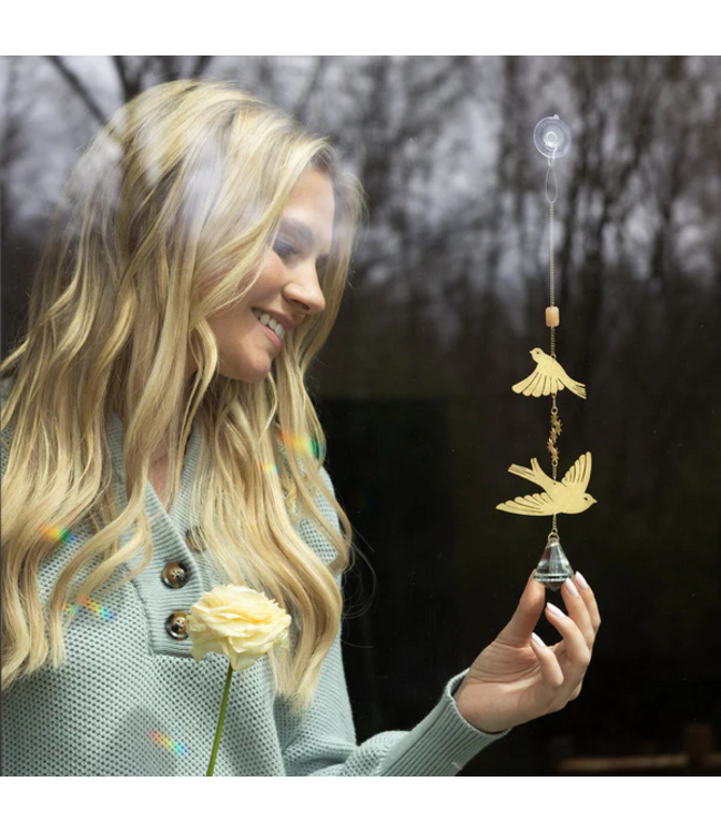 Scout Suncatcher - Sunstone / Crystal