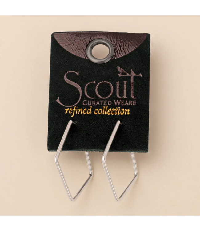 Scout Orion Diamond Hoop - Silver