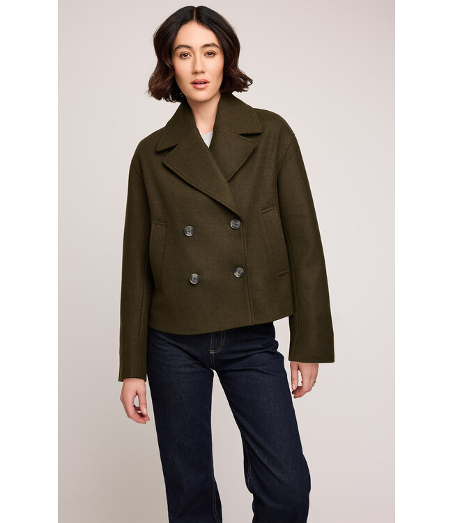 Gentle Fawn Marguerite Short Pea Coat - Hunter