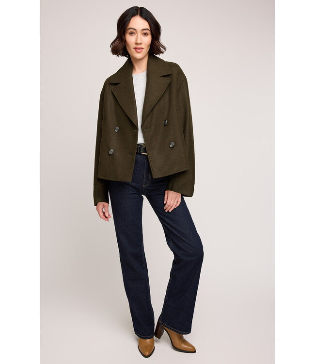 Gentle Fawn Marguerite Short Pea Coat - Hunter