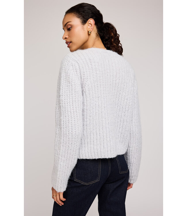 Gentle Fawn Melanie Ribbed Cardigan - Heather Grey
