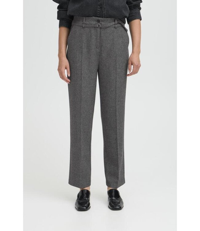 B. Young ByEtona Touser W/ Belt - Grey Melange