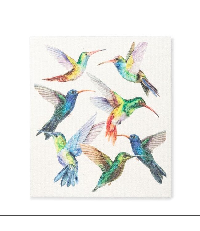 Abbott Dishcloth Single - Hummingbirds