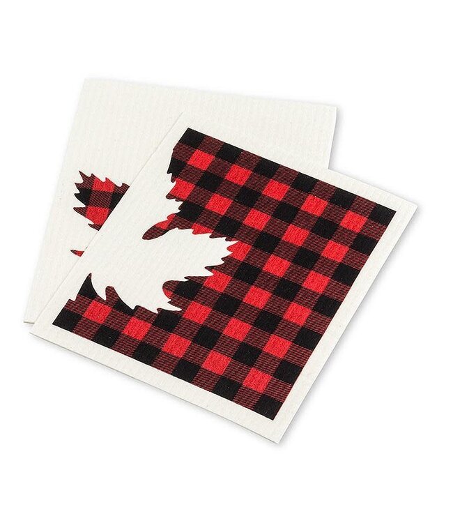 Abbott Check Leaf Dishcloth