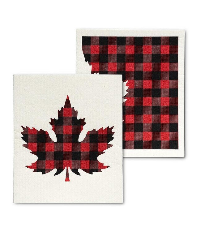 Abbott Check Leaf Dishcloth