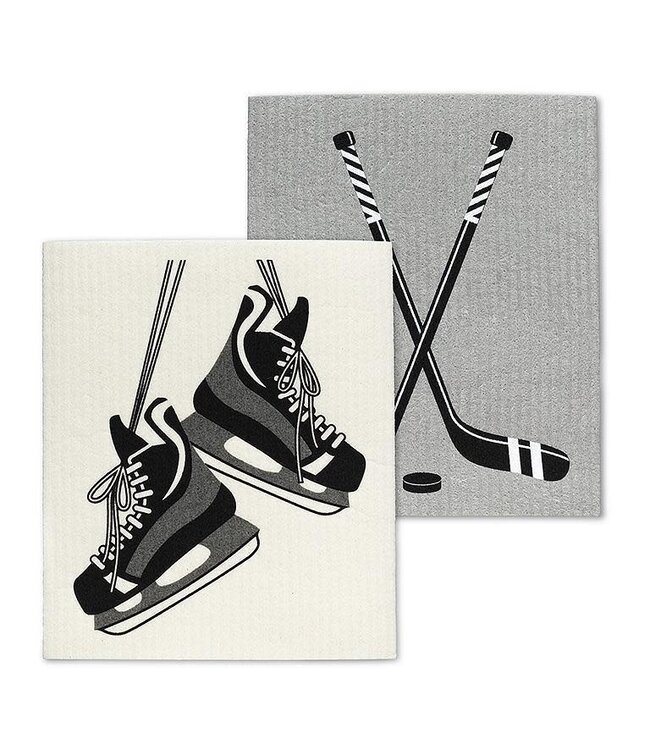 Abbott Skates & Sticks Dishcloth