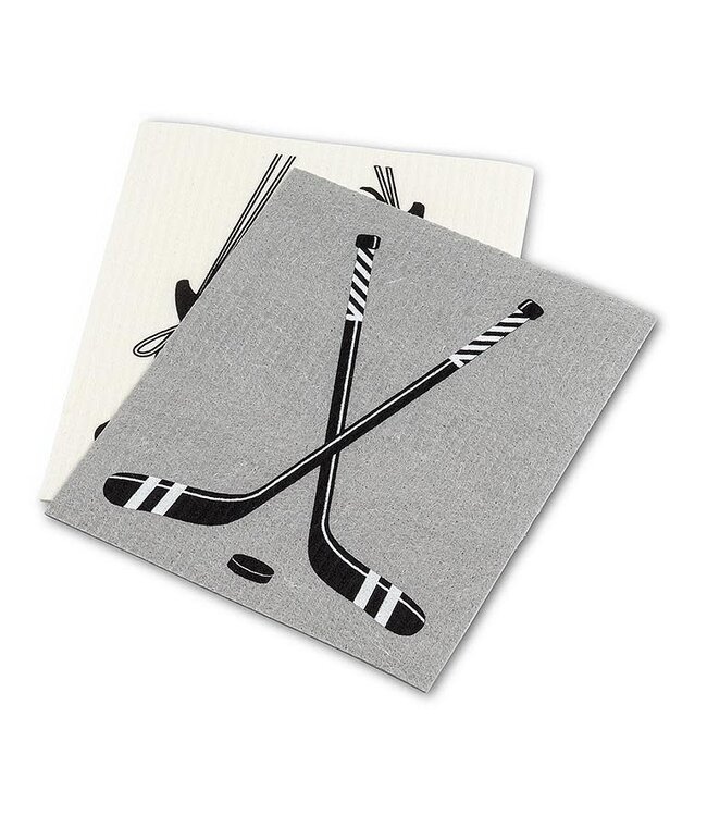 Abbott Skates & Sticks Dishcloth