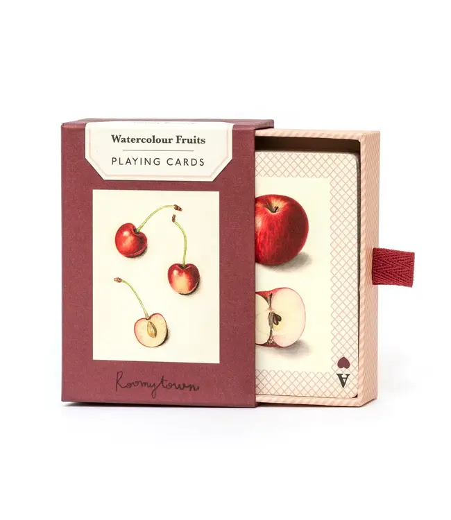 Roomytown UK Playing Cards - Watercolour Fruits