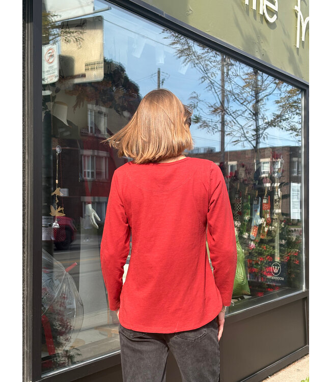 Orientique Essential Cotton Round Neck - Rust