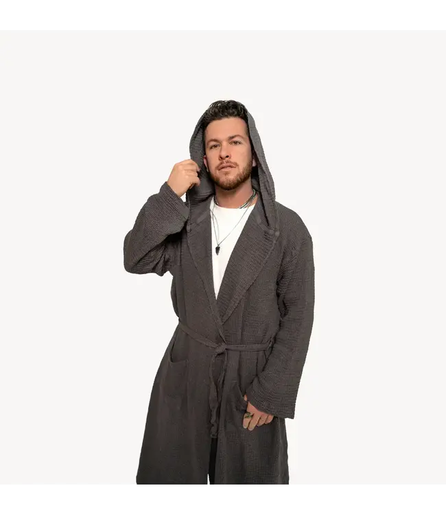 Pokoloko Wave Robe - Charcoal