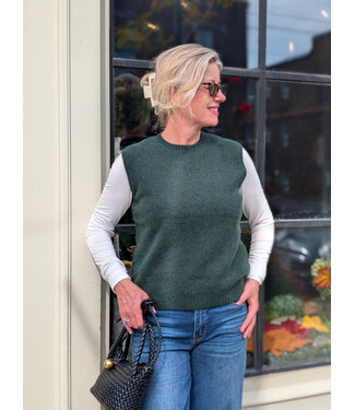 naif Kennedy Classic Sweater Vest - Forest