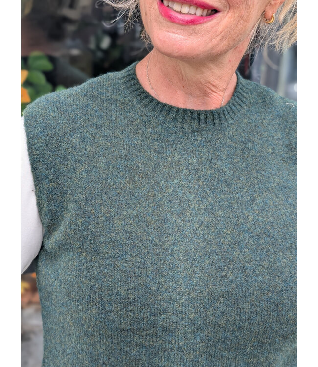 naif Kennedy Classic Sweater Vest - Forest
