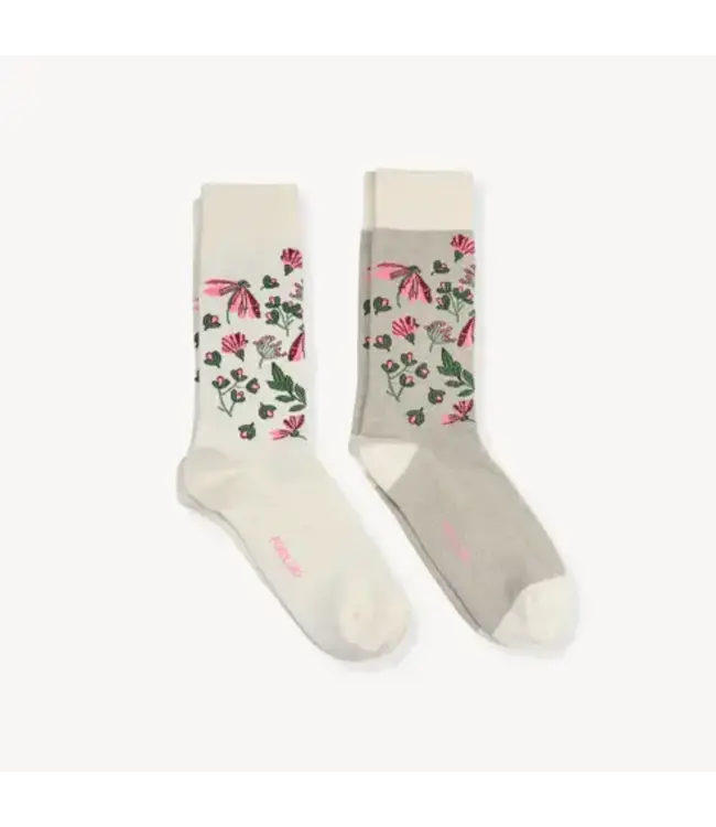 Pokoloko Pima Cotton 2 Pk Socks - Wildflower