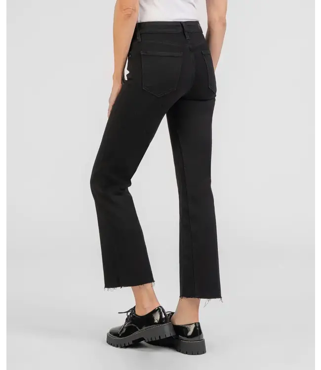 KUT Jeans Kelsey Mid Rise Ankle Flare - Black