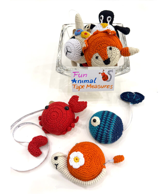 Abbott Crochet Animal Measuring Tape - Assorted