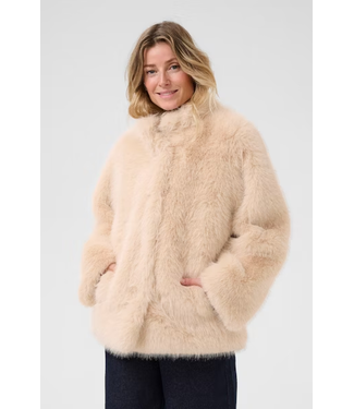 Cream CRFrimia Fur Jacket - Natural
