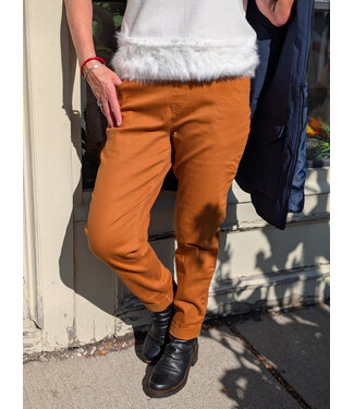 Hue Pull-On Skimmer Denim - Caramel