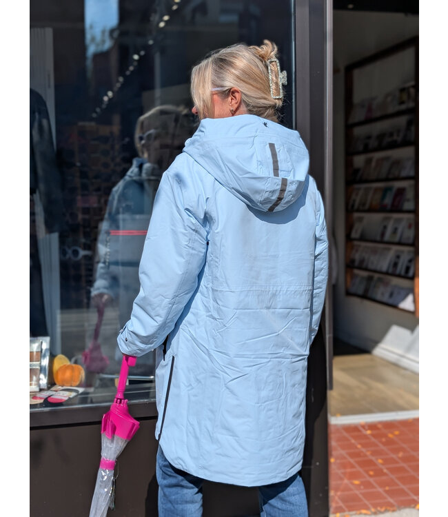 Waterproof Insulated Coat - Ice Blue