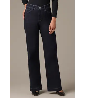 Wit & Wisdom Gracie Skyrise Double Side Seam Wide Leg Jeans - Indigo