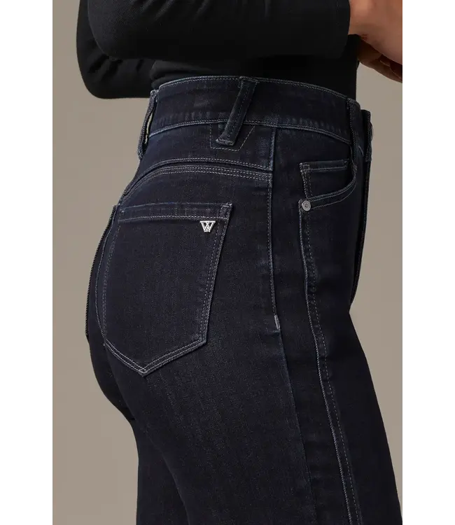 Wit & Wisdom Gracie Skyrise Double Side Seam Wide Leg Jeans - Indigo