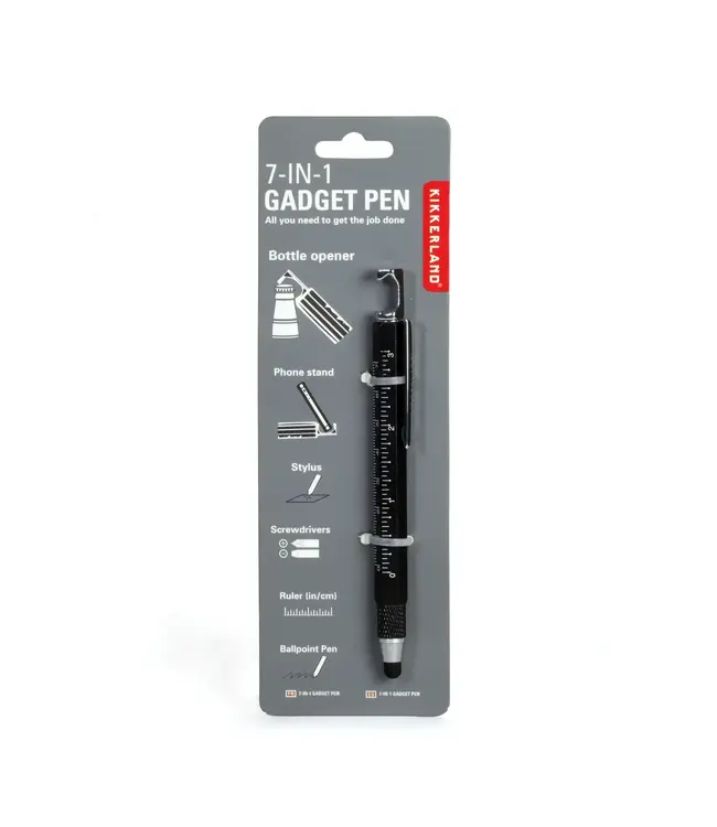 Kikkerland Design Inc. 7-In-1 Gadget Pen