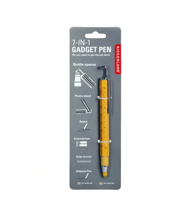 Kikkerland Design Inc. 7-In-1 Gadget Pen
