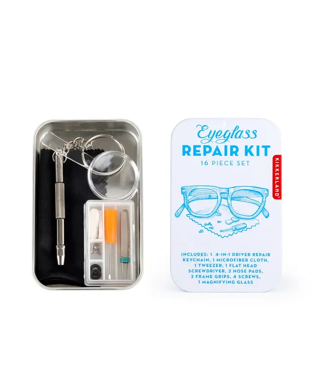 Kikkerland Design Inc. 16 Piece Eyeglass Repair Kit