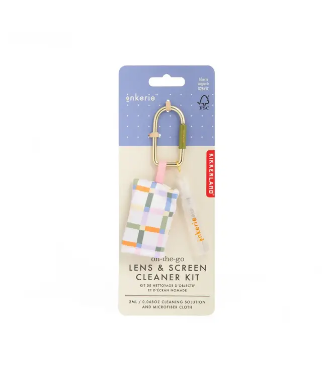 Kikkerland Design Inc. On-The-Go Lens & Screen Cleaner Kit