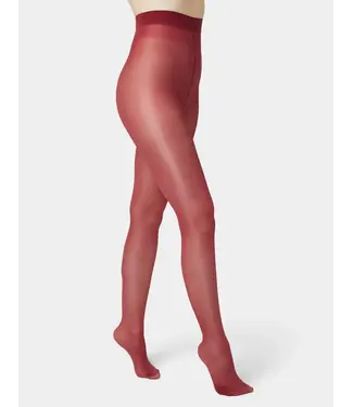 Hue Silky Gloss Opaque Tights - Rhubarb
