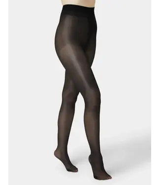 Hue Silky Gloss Opaque Tights - Black