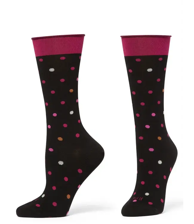 Hue Jeans Socks - Multi Dot