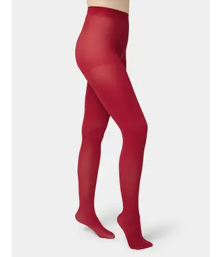 Hue Super Opaque Smooth Control Tights - Jester Red