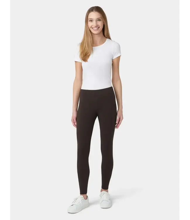 Hue Hue Espresso Leggings with Wide Waist Band