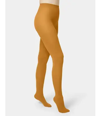 Hue Opaque Smooth Non-Control Tights - Mustard