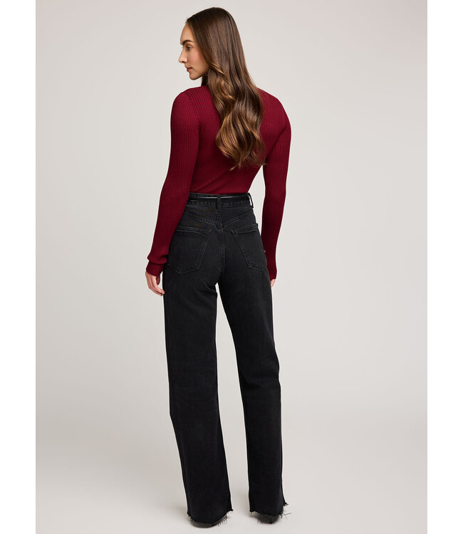 Gentle Fawn Arlen Ribbed Turtleneck - Crimson