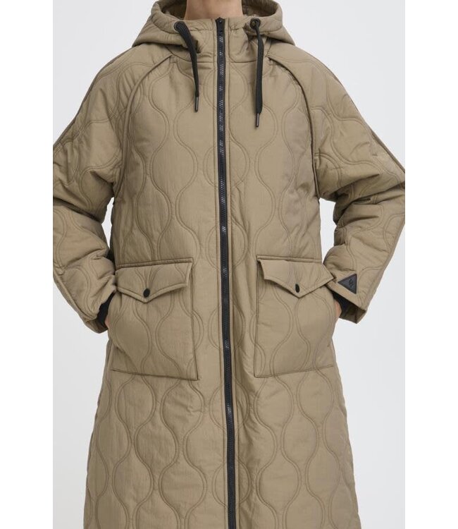 B. Young ByBocci Long Coat - Walnut