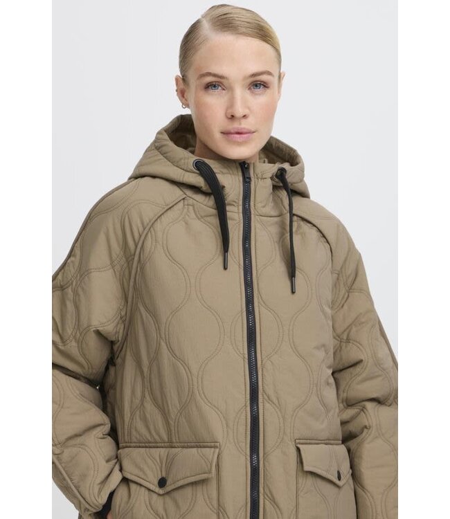 B. Young ByBocci Long Coat - Walnut