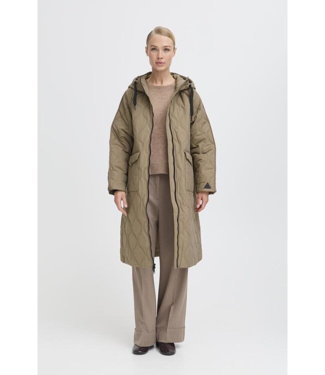 B. Young ByBocci Long Coat - Walnut