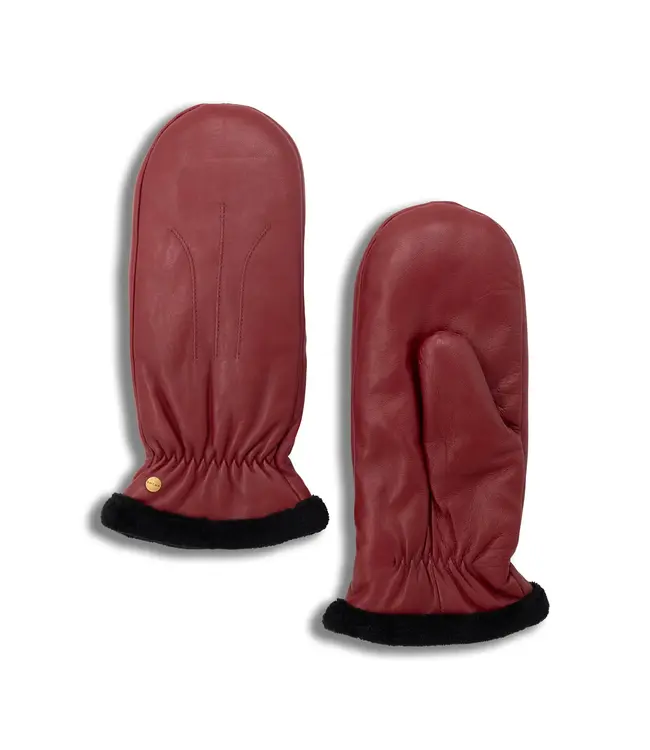 Brume World Sutton Mitt - Dark Red