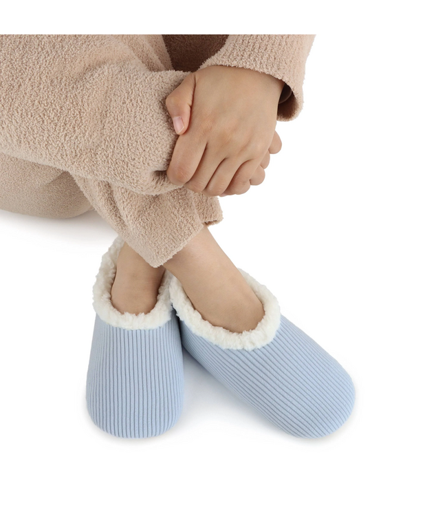 Snoozies Slippers - Fashion Corduroy - Blue