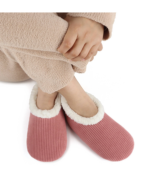 Snoozies Slippers - Fashion Corduroy - Rose
