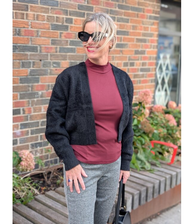 Gentle Fawn Theodora Open Cardigan - Black