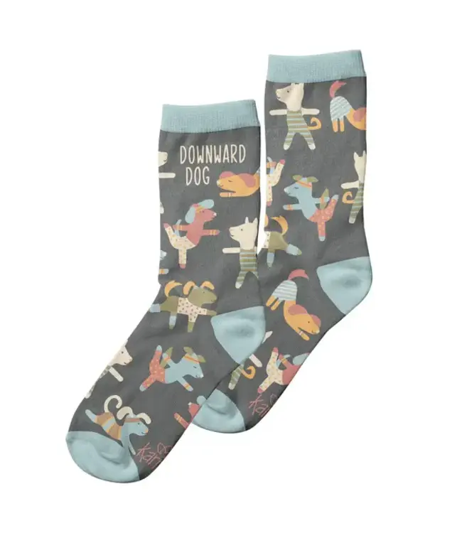 Karma Crew Socks - Downward Dog