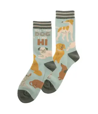 Karma Crew Socks - Tell Your Dog I Said Hi